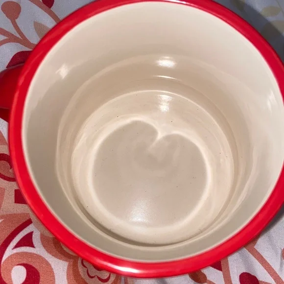 INITIAL J RED MUG Anthropologie EUC (PLEASE READ) - Picture 4 of 4